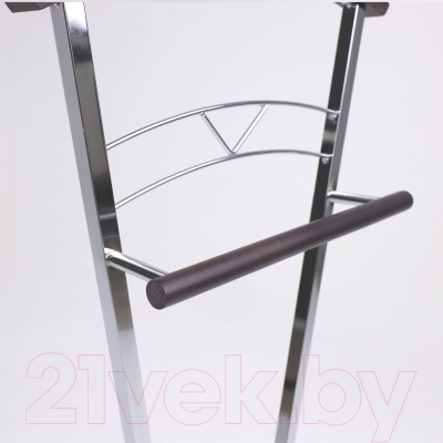 Изображение товара Стойка для одежды AksHome Nico (коричневый/хром)