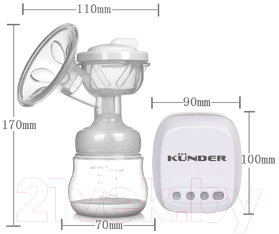 Молокоотсос электрический Kunder RH338 / 10882