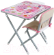 Комплект мебели с детским столом Дэми Принцессы (серебристый) - 