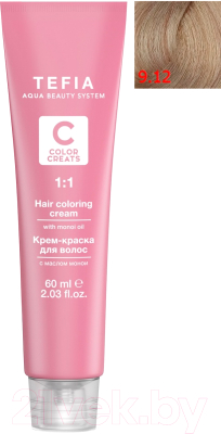 

Крем-краска для волос Tefia, Блонд;русый, Color Creats Тонер Т 9/12