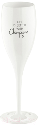 

Бокал Koziol, Superglas Club No 1 Life is Better With Champagne / 3916525