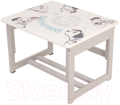 Комплект мебели с детским столом Polini Kids Disney Baby 400 SM 101 Далматинец / 0003093 (белый/серый)