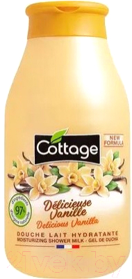 

Гель для душа Cottage, Delicious Vanilla Moisturizing Shower Milk