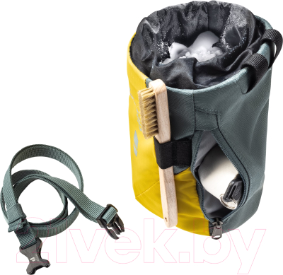 Сумка для магнезии Deuter 2021-22 Gravity Chalk Bag II L / 3391522-8209 (Corn/Teal)