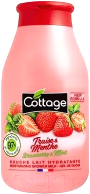 

Гель для душа Cottage, Strawberry & Mint Moisturizing Shower Milk
