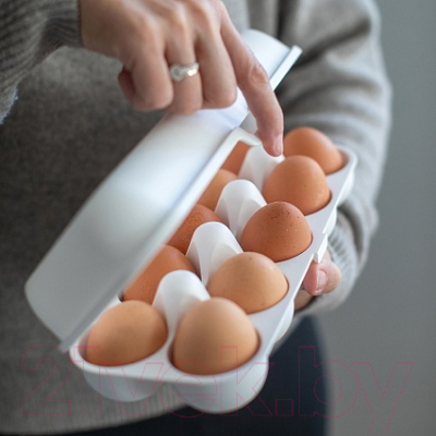 Контейнер Koziol Eggs To Go Organic / 3179525 (белый)