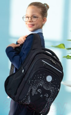 Школьный рюкзак Grizzly RG-261-2 (черный)