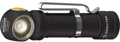 Фонарь Armytek Wizard C2 Pro Max Magnet USB Warm / F06701W (черный/теплый белый)