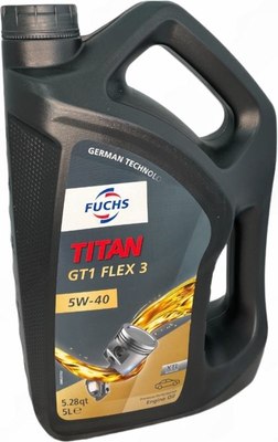 Моторное масло Fuchs Titan GT1 Flex 3 5W40 601873300/602007278 (5л) - 