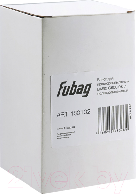 Бачок для краскопульта пневматического Fubag Basic G600 0.6л (130132)