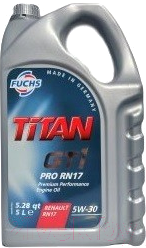 Моторное масло Fuchs Titan GT1 Pro RN17 5W30 / 601884542 (5л)