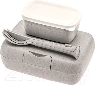 

Набор ланч-боксов Koziol, Candy Ready Organic с приборами / 3272670