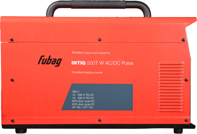 Инвертор сварочный Fubag INTIG 500 T W AC/DC Pulse+горелка FB TIG 18 5P 4м (31457.1)