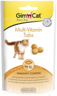 Кормовая добавка для животных GimCat Мультивитамины для кошек / 418704GC (40г)