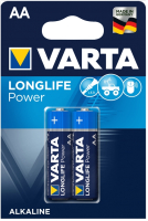 Комплект батареек Varta Longlife Power 2 AA 1.5V LR6 / 04906113412 (2шт) - 