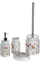 Набор аксессуаров для ванной и туалета АкваЛиния Flowers CE2074AA/1 - 
