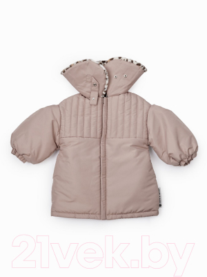 Куртка прогулочная детская Happy Baby 89033 (бежевый, р-р 92-98)