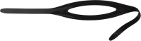 Ремешок для плавательной маски IST Sports MS25BS (черный) - 