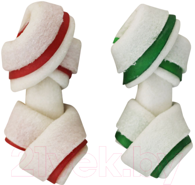 

Лакомство для собак HARPER, Кость узловая двухцветная 5-5.5 / YM2204