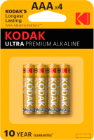 Комплект батареек Kodak Ultra LR03 AAA / 309595 (4шт) - 