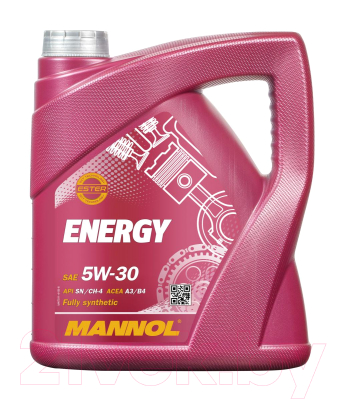 Моторное масло Mannol Energy 5W30 API SN/CH-4 A3/B4 / MN7511-5 (5л)