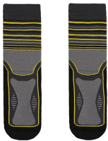 Носки детские Mark Formelle Термо 502T-034 (р.22, темно-серый/желтый) - 