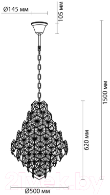 Люстра Odeon Light Talerti 4923/10A