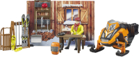 

Игровой набор Bruder, Хижина в горах со снегоходом и фигуркой / 63-102