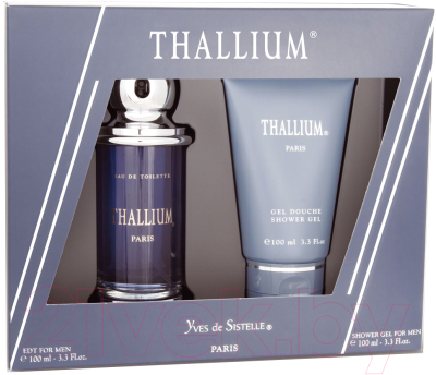 

Парфюмерный набор Paris Bleu Parfums, Thallium Man Туалетная вода 100мл+Гель для душа 100мл