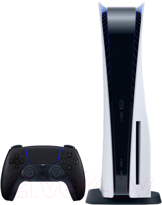 Комплект игровой консоли с аксессуарами PlayStation 5 + DualSense (черный)