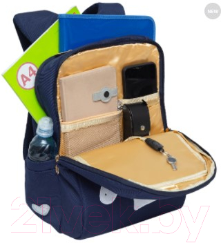 Изображение товара Школьный рюкзак Grizzly RG-266-2 (синий)