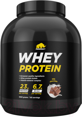 Протеин Prime Kraft Whey Молочный шоколад (1.8кг)