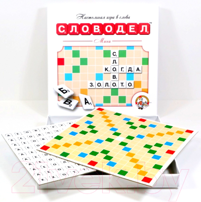 Настольная игра Десятое королевство Словодел Мини / 02650 (белый)