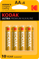 Комплект батареек Kodak Ultra LR6 AA / 30959514 (4шт) - 