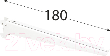 Кронштейн крепежный Domax Wsk 180b / 5680 (белый, левый/правый)