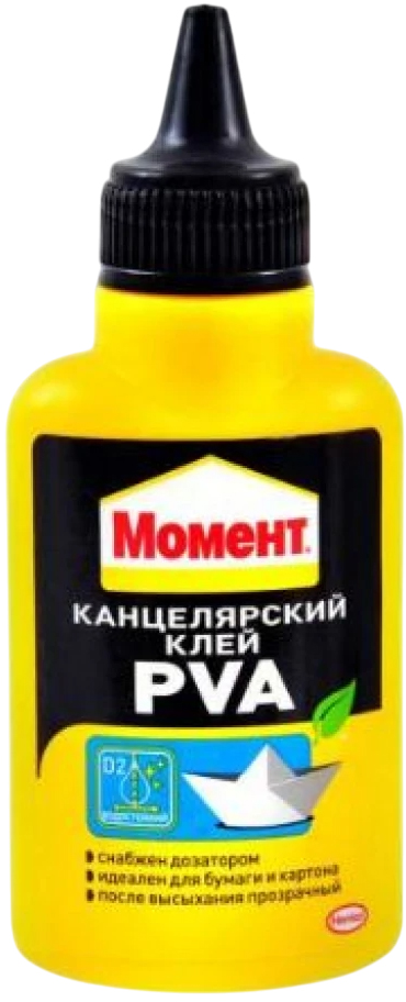 Клей ПВА Момент ПВА водно-дисперсионный (50г)