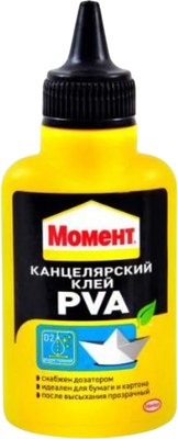 Клей ПВА Момент ПВА водно-дисперсионный (50г) -