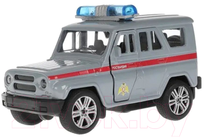 Автомобиль игрушечный Технопарк Uaz Hunter Росгвардия / HUNTER-18L-RG (серый)