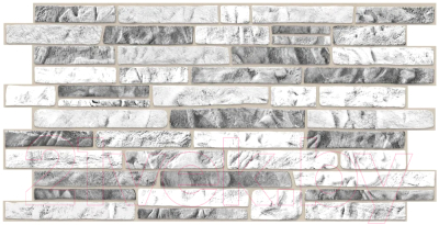 Панель ПВХ Регул Камень сланец серый (980x492x0.4мм)