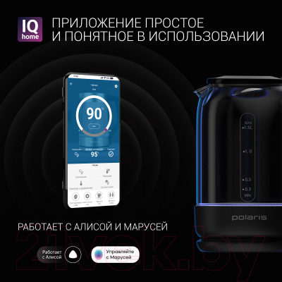 Электрочайник Polaris Wi-Fi IQ Home PWK 1712CGLD