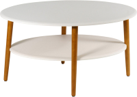Журнальный столик Калифорния мебель Эль СЖС-01 (белый) - 