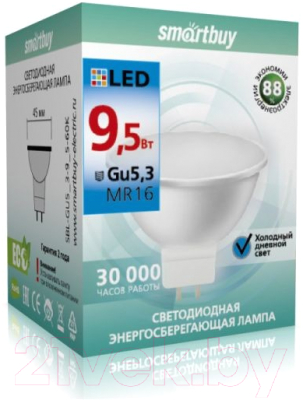 Лампа SmartBuy SBL-GU5_3-9_5-60K