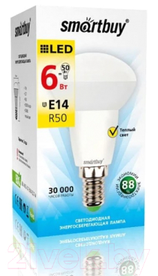 Лампа SmartBuy SBL-R50-06-30K-E14