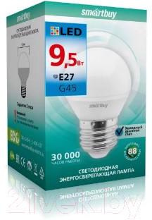 Лампа SmartBuy SBL-G45-9.5-60K-E27