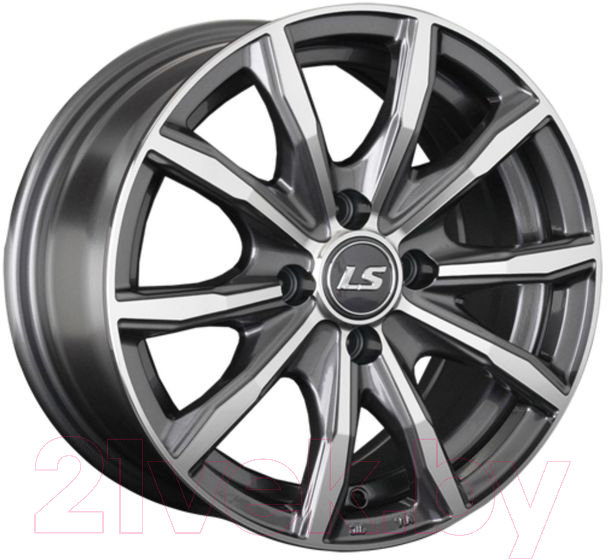 Литой диск LS wheels LS 786 16x6" 4x100мм DIA 60.1мм ET 41мм BKF