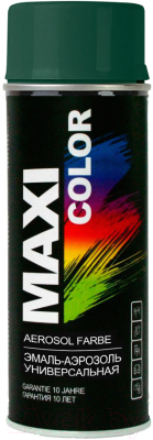 Эмаль Maxi Color 6005MX RAL 6005 (400мл, темно-зеленый)