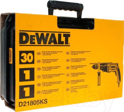 Профессиональная дрель DeWalt D21805KS-QS