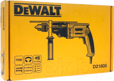 Профессиональная дрель DeWalt D21805-QS