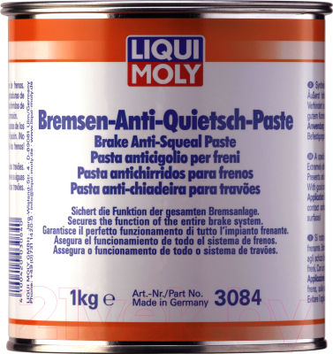 Смазка техническая Liqui Moly Bremsen-Anti-Quietsch-Paste / 3084 (1кг)