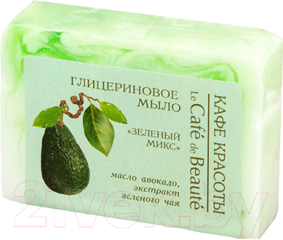 

Мыло твердое Le Cafe de Beaute, Глицериновое зеленый микс